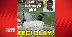 Balık tutuyordu! Her şey bir anda oldu!