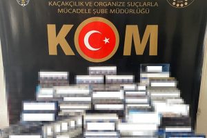 Gaziantep'te 5 bin 340 paket kaçak sigara ele geçirildi