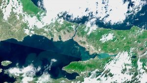 İzmit Körfezi'ndeki değişim uydudan görüntülendi